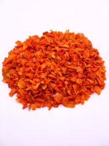 Dried carrot 10x10mm