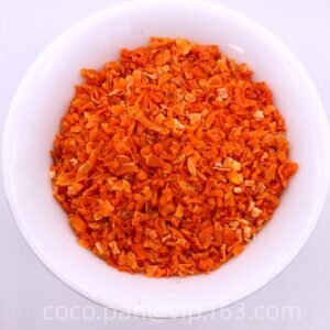 Dried carrot 3x3mm