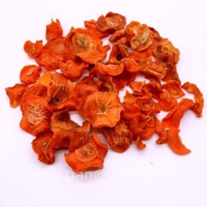 Dried carrot cross cut