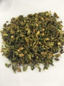 Dehydrated green jalapeno
