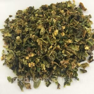 Dehydrated green jalapeno