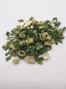 Dehydrated spring onion ring